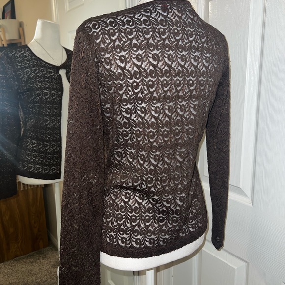 Gorgeous Vintage Lace Cardigan Size M - Picture 4 of 5